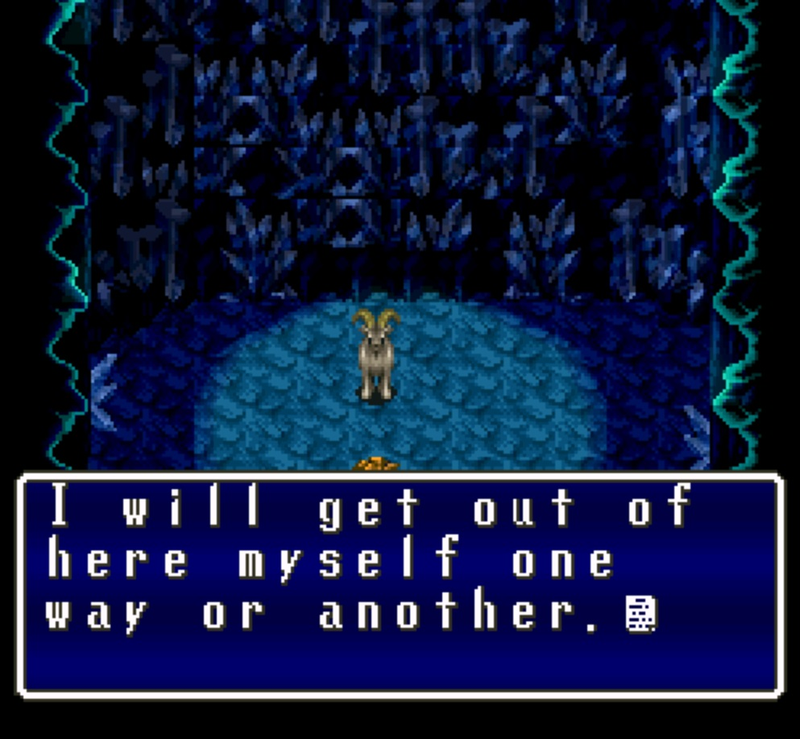Illustration for article titled A Goat Made Me Cry In Terranigma